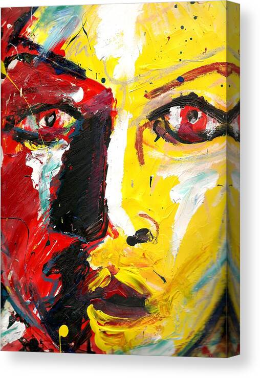 • Abstract  Canvas Print featuring the painting Untitled 2011 #4 by Gustavo Ramirez