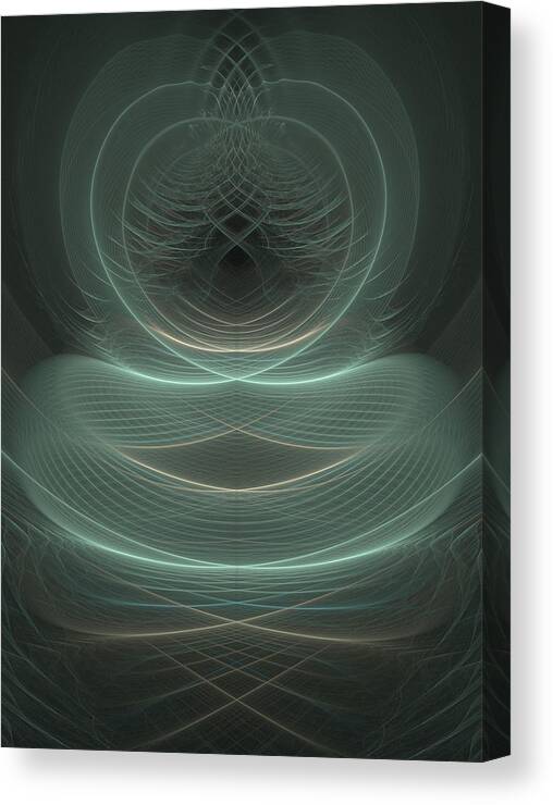 Fractal Canvas Print featuring the digital art Evolution #8 by Michele Caporaso