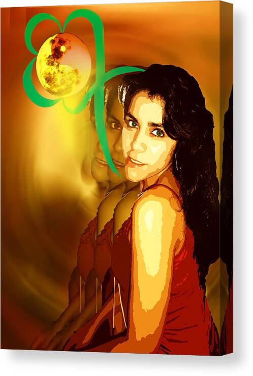 Women Canvas Print featuring the photograph A Yin and The Yang by Francisco Colon