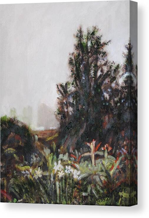 Trees Canvas Print featuring the painting Country Wild by Keith Bagg