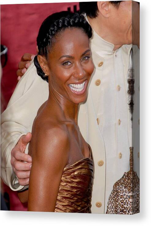 Jada Pinkett Smith Canvas Print featuring the photograph Jada Pinkett Smith At Arrivals For The by Everett