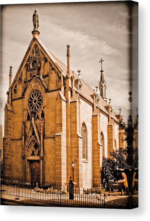 Loretto Chapel Canvas Print featuring the photograph Loretto Chapel by Mark Forte