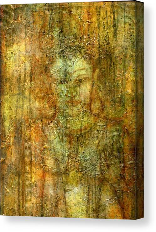 Sacred Canvas Print featuring the painting Maya by Suzan Sommers