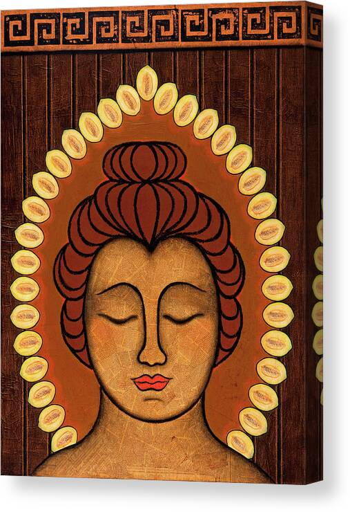 Icon Canvas Print featuring the painting Radiant Peace by Gloria Rothrock
