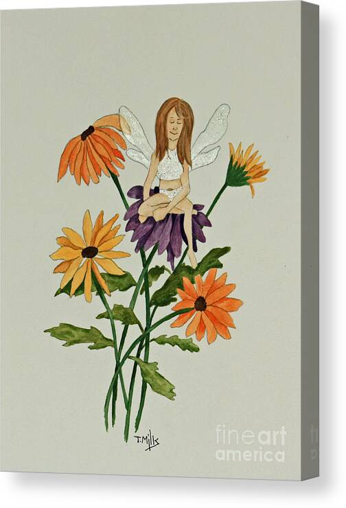April Canvas Print featuring the painting April by Terri Mills