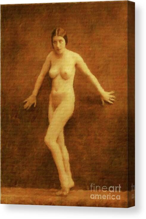 Vintage Style Nude Study, Erotic Art by Mary Bassett Canvas Print / Canvas  Art by Esoterica Art Agency - Fine Art America