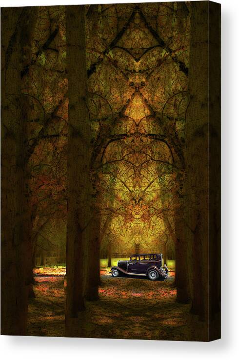 Classic Car Canvas Print featuring the photograph 4390 by Peter Holme III