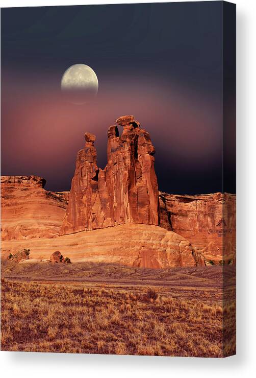 Desert Canvas Print featuring the photograph 4667 by Peter Holme III