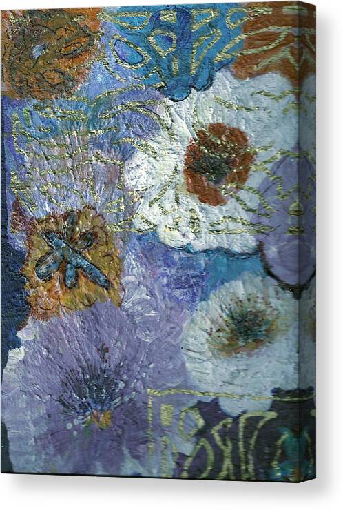 Flores Canvas Print featuring the painting Untitled #9 by Anne-Elizabeth Whiteway