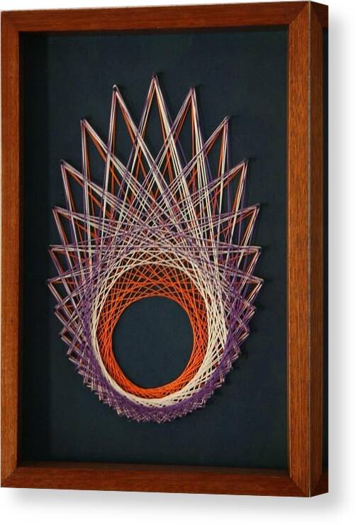 Abstract Eye String And Nail Art Canvas Print / Canvas Art By Christine  Namagulu - Fine Art America