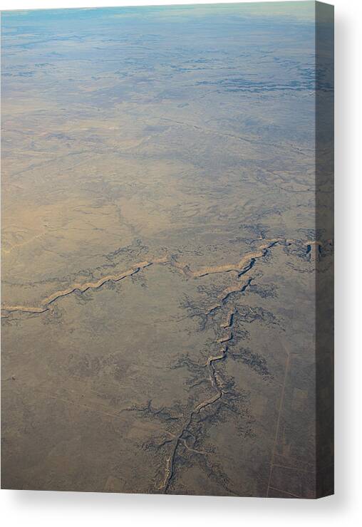 Aerial Photograph Canvas Print featuring the photograph Aerial 2 by Steven Richman