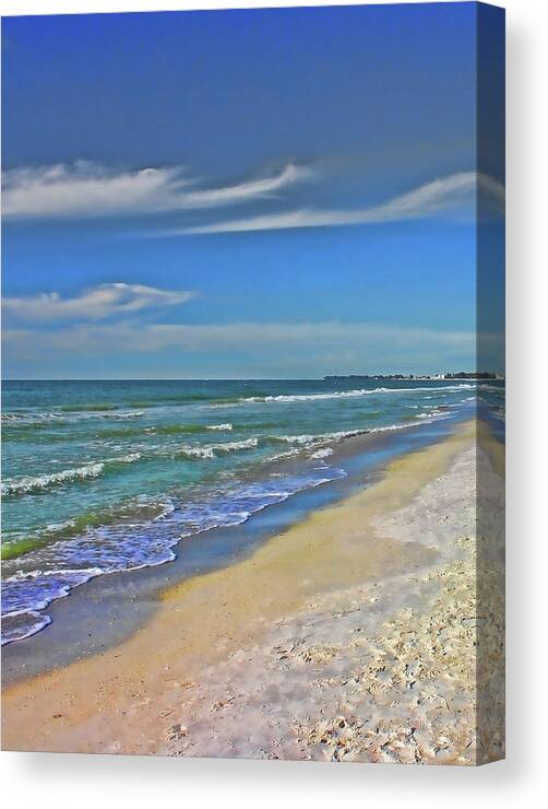 Gulf Of Mexico Canvas Print featuring the photograph Beach Life by HH Photography of Florida