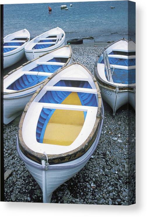 Capri Canvas Print featuring the photograph Capri Boats by Dr Janine Williams