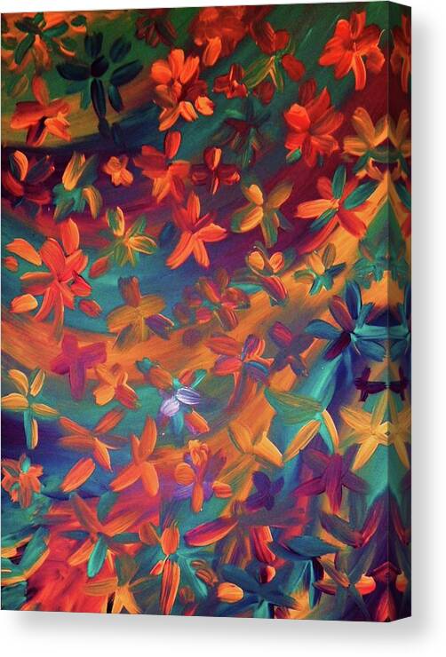 Abstract Canvas Print featuring the painting Clysp by Cyryn Fyrcyd