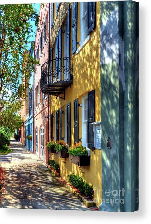 Charleston Canvas Print featuring the photograph Colors Of Charleston 5 by Mel Steinhauer