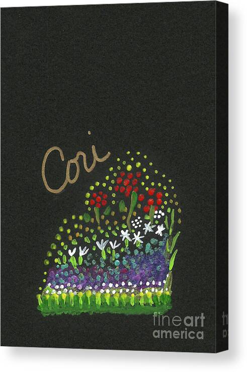 Cori Canvas Print featuring the painting Cori by Corinne Carroll