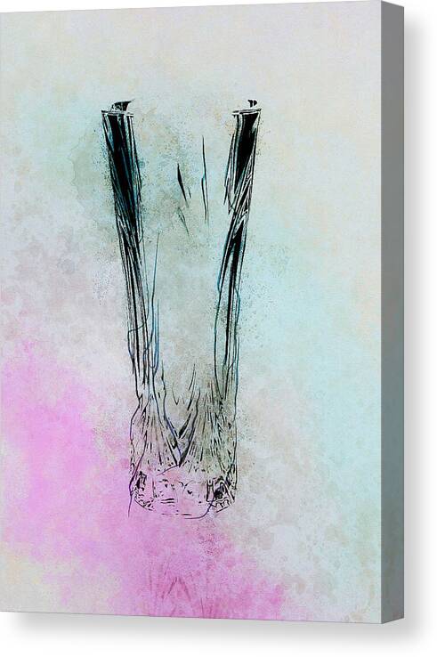 Acrylic Canvas Print featuring the photograph Crystal Vase by Reynaldo Williams