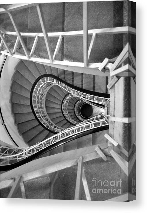 Stairs Canvas Print featuring the photograph Distortion Field by Keiko Richter