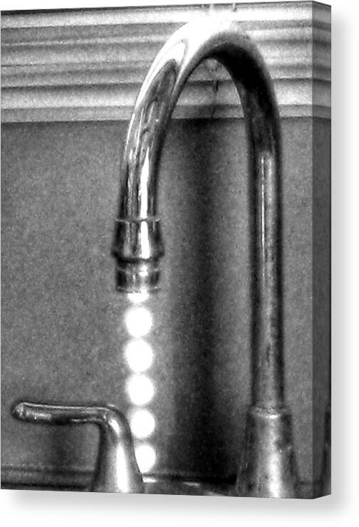 Abstract Canvas Print featuring the photograph ...drip...drip...drip... by Steven Huszar