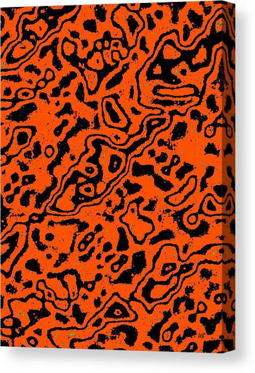 Abstract Canvas Print featuring the digital art Harmony 17 by Will Borden