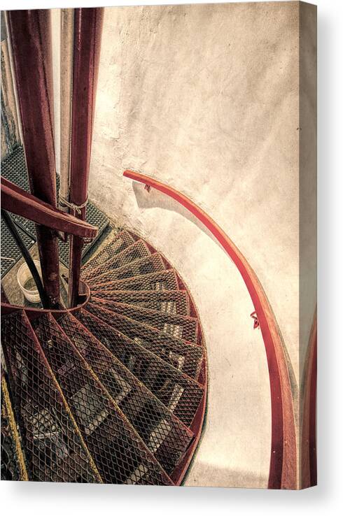 Metal Canvas Print featuring the photograph Inside the Observatory by Natalie Rotman Cote