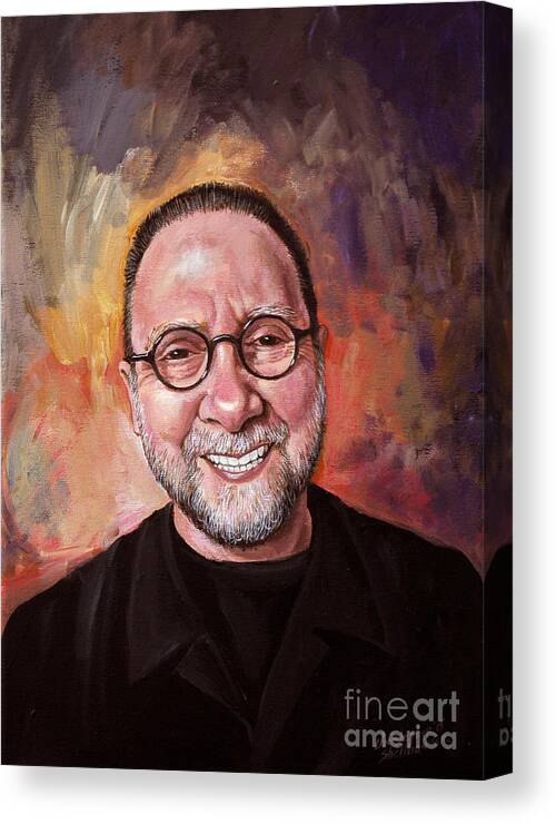 John Beckley Canvas Print featuring the painting John Beckley by Christopher Shellhammer