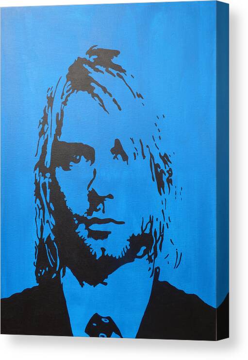 KURT COBAIN ABSTRACT CANVAS PICTURE PRINT WALL ART FREE FAST DELIVERY 