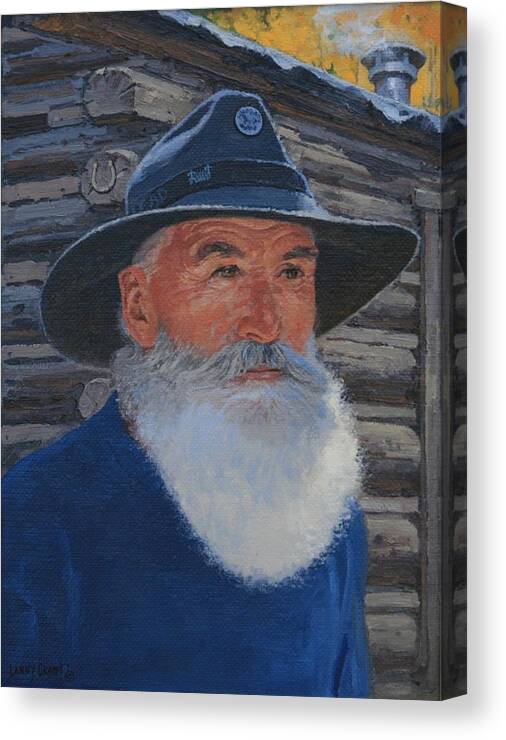 Portrait Canvas Print featuring the painting Lead King Paul by Lanny Grant