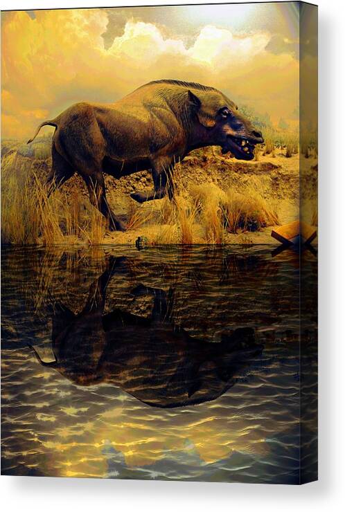 Prehistoric Canvas Print featuring the photograph Long, Long Ago by Phyllis Meinke