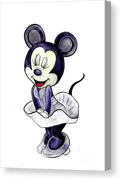 Minnie Mickey Mouse Dance 5 panel canvas Wall Art Room Home Decor Poster Print