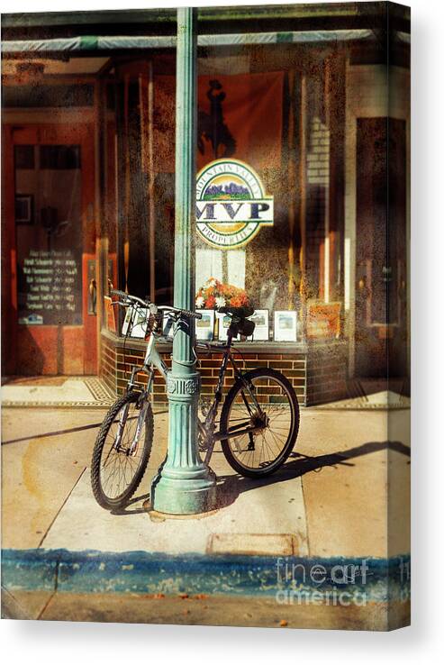Bicycle Canvas Print featuring the photograph MVP Laramie Bicycle by Craig J Satterlee