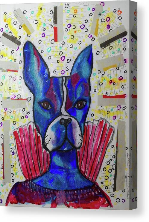 Friends Canvas Print featuring the mixed media My Bestest Friend by Mimulux Patricia No