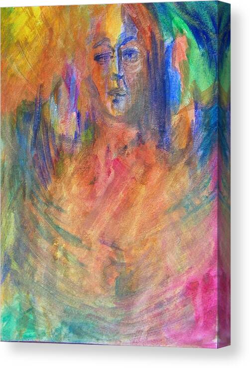 Abstract Canvas Print featuring the painting My Meditation by Judith Redman