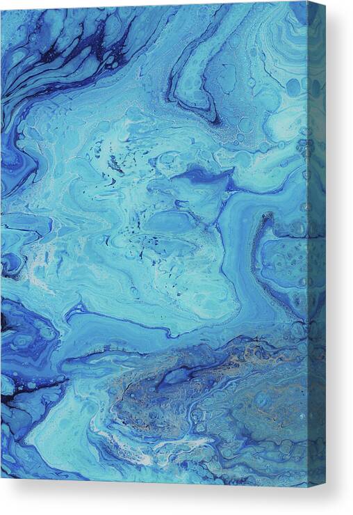 Organic Canvas Print featuring the painting Reflection by Tamara Nelson