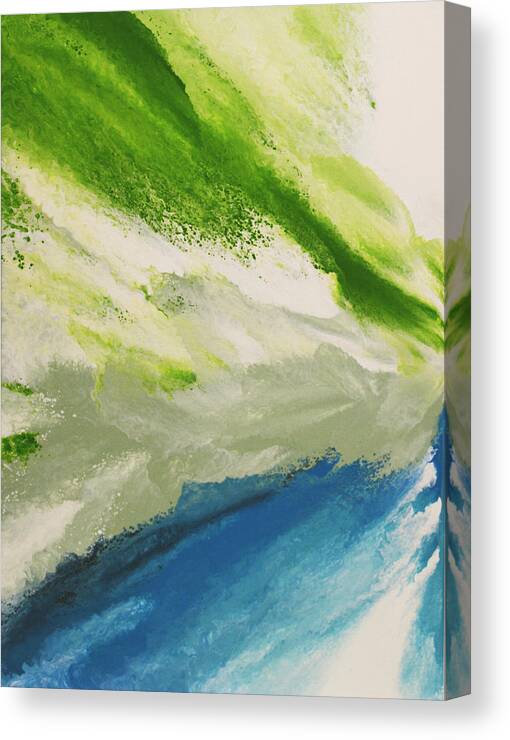 Water Canvas Print featuring the painting Refresh by Linda Bailey