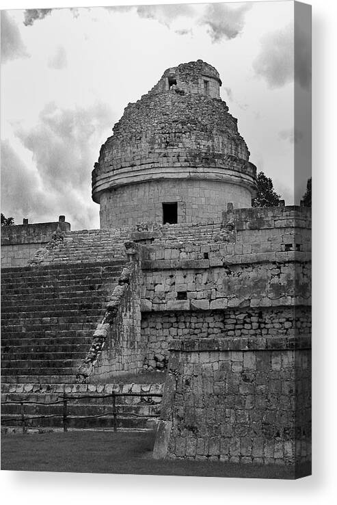 Ruins Canvas Print featuring the photograph Ruins at Chichen Itza 3 by Frank Mari