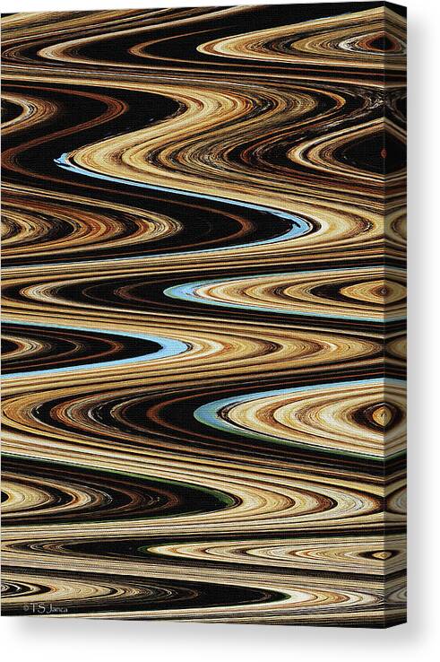 Saguaro Abstract Canvas Print featuring the photograph Saguaro Abstract by Tom Janca