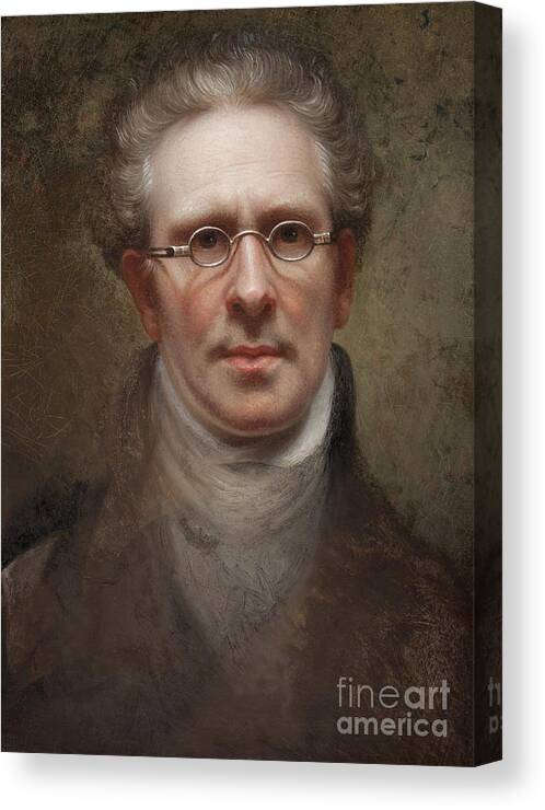 Self Canvas Print featuring the painting Self Portrait by Rembrandt Peale