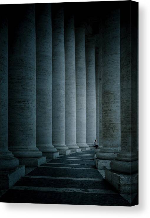 Architecture Canvas Print featuring the photograph Size Proportions by Mirek