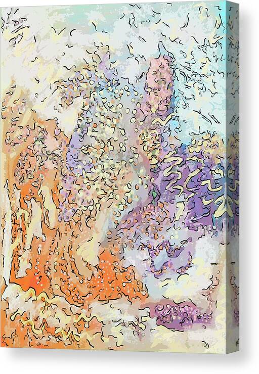Billowing Canvas Print featuring the mixed media Surge by Don Wright