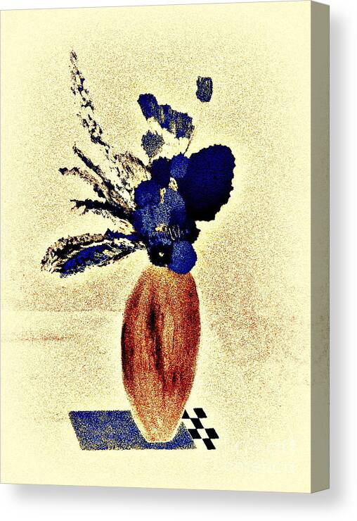 Flowers Canvas Print featuring the painting The Arrangement by Bill OConnor