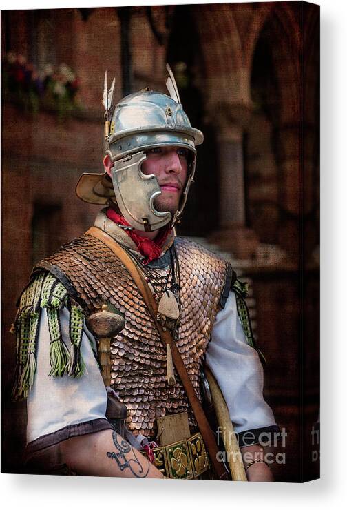 Architecture Canvas Print featuring the photograph Roman Duty at World 's End by Brenda Kean