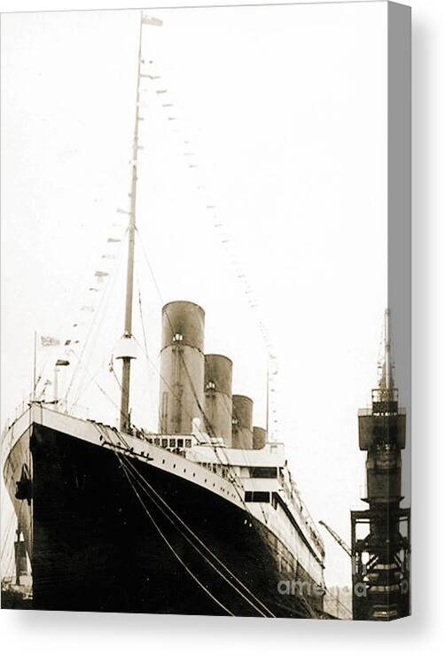 Southanpton　maiden　departing　her　by　Print　America　The　School　Canvas　English　Canvas　Art　Titanic　Fine　from　on　voyage　Art