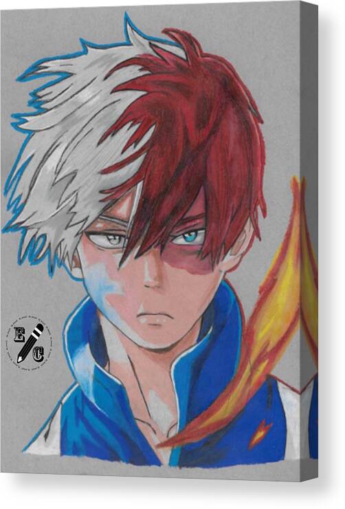 Todoroki Canvas Print Canvas Art By Elijah Clark
