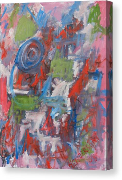 Abstract Canvas Print featuring the painting Venice Abstract I by Michael Henderson
