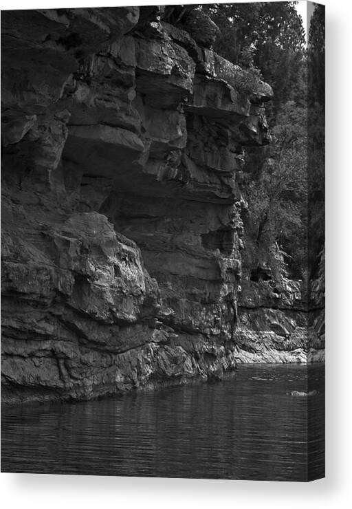  Canvas Print featuring the photograph West-fork White River by Curtis J Neeley Jr