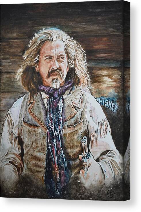 Western Painting's Canvas Print featuring the painting Whiskey by Traci Goebel