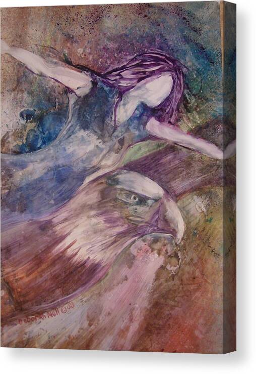 Eagle Canvas Print featuring the painting Wings Like Eagles by Deborah Nell