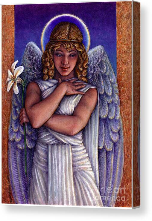 Angel Canvas Print featuring the painting Witness to Perfection by Jane Bucci
