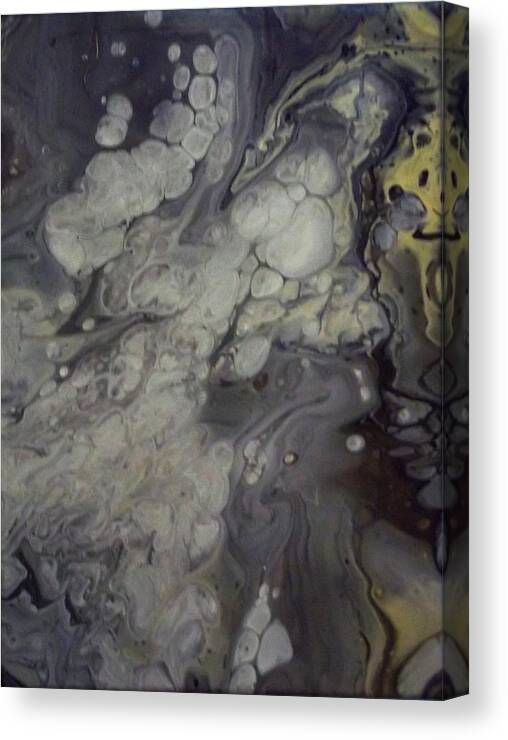 Abstract Canvas Print featuring the mixed media Abstract #1 by Stephen King